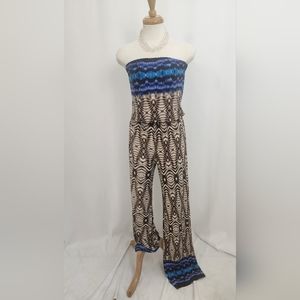 🔥PRICE DROP🔥 Etnic Print Sleeveless Colorful Jumpsuit